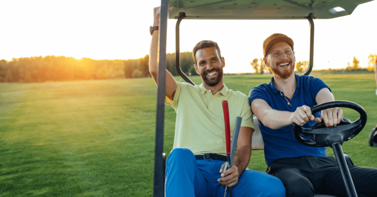 Rent a golf cart for the whole family for the week of Christmas