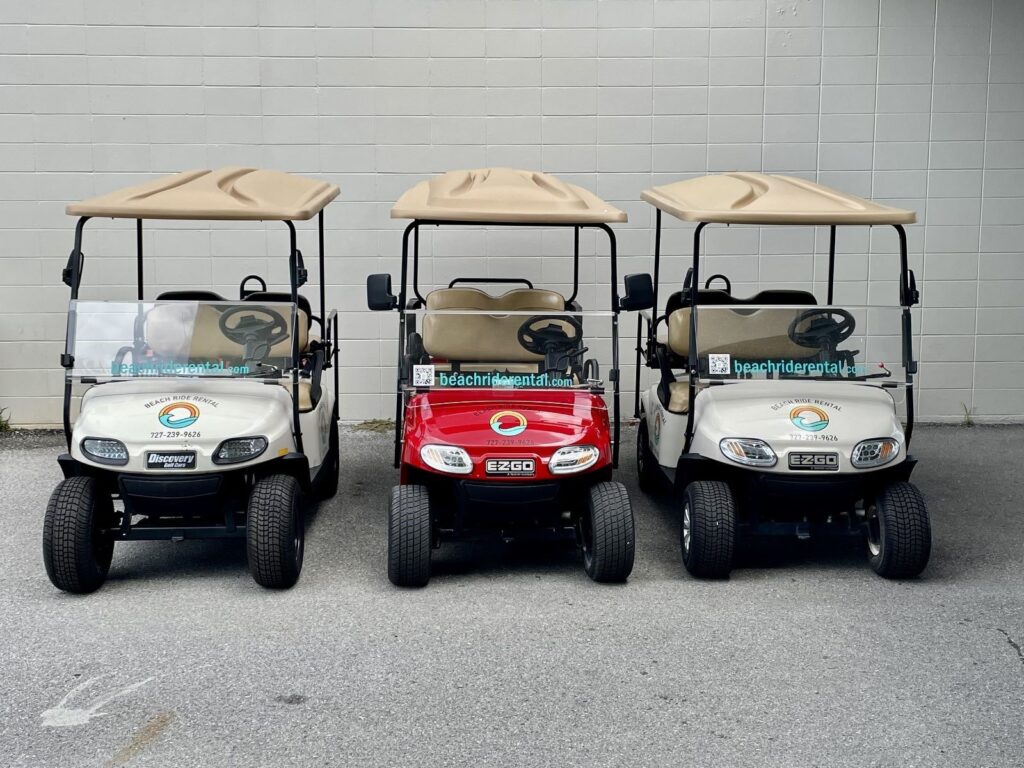 Clearwater Beach Golf Cart Route Map